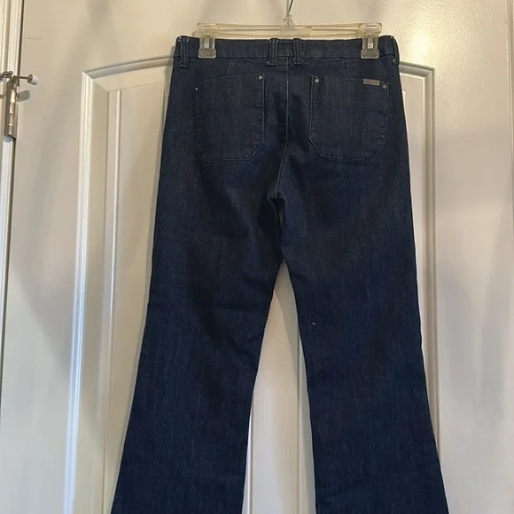 Dear John Blue Flare Wide Leg Jeans T3 - Picture 8 of 11